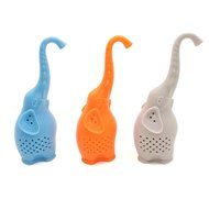 ShineVGift Silicone Tea Infuser Elephant Tea Infuser Long Handle Elephant Nose Tea Leaf Strainer Filter Pack of 3 N2