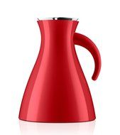 Eva Solo Wide Base Vacuum Jug, 1-Liter, Red Low