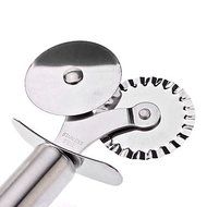 Sher Double Round Stainless Steel Knife For Pizza N2