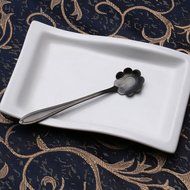 Coffee Scoops, Stainless Steel Tableware Creative Sunflower Flower Pattern Coffee Spoons Stirring Spoon Sugar... N47