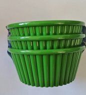 Plastic Ramekin Sauce Cup - Set of 3 (Med Green) N2