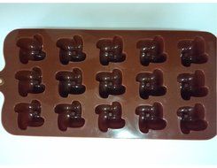 Wocuz Fruit Shaped Chocolate Candy Molds Chocolate Brownie Making Pan Supplies Food-grade Silicone Mold (Chinese... N3
