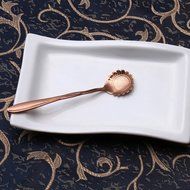 Coffee Scoops, Stainless Steel Tableware Creative Sunflower Flower Pattern Coffee Spoons Stirring Spoon Sugar... N55