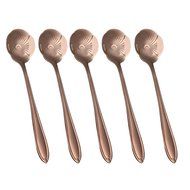 Coffee Scoops, Stainless Steel Tableware Creative Sunflower Flower Pattern Coffee Spoons Stirring Spoon Sugar... N56