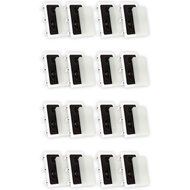Theater Solutions TS50W In Wall Speakers Surround Sound Home Theater 8 Pair Pack