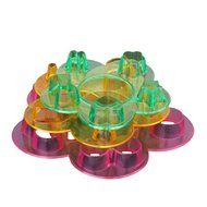 3Pcs Mix-color Animal Emotion Pattern Sushi Rice Ball Bento Mold Kit N6