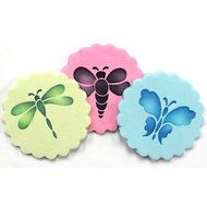 Sher FOUR-C Cookie Spray Stencils Chocolate And Candy Stencils,Cake Stencils,Decorating Fondant Stencils,Culinary...