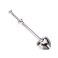 Heart Shape Push Style Tea Infuser Strainer N2