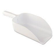 Adcraft Plastic Scoop, 82 oz, White, 14&quot;L, 5 3/4&quot;W Bowl - Includes one each.