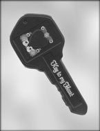 CK Products 8-3/4-Inch "Key To My Heart" Chocolate Mold