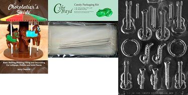 Cybrtrayd J062 Musical Instruments Chocolate Candy Mold with Exclusive Cybrtrayd Copyrighted Chocolate Molding... N2