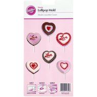 Wilton Lollipop Mold, Hearts