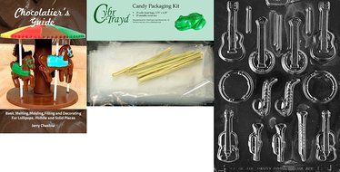Cybrtrayd J062 Musical Instruments Chocolate Candy Mold with Exclusive Cybrtrayd Copyrighted Chocolate Molding... N3