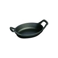 Staub 12.5 Inch Oval Roasting Dish, Black Matte N2