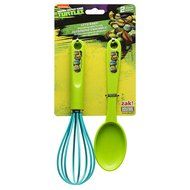 Zak Designs Teenage Mutant Ninja Turtles 15 Piece Baking Set For Kids, Decorated