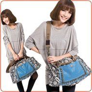 1 X Wisedeal Fashion Leopard Sequined Ladies Women Shoulder Messenger Bag Handbag Tote Purse N47