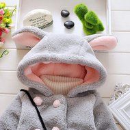 Baby Girl Clothes,Laimeng Baby Infant Girls Fur Winter Warm Hooded Coat Cloak Jacket Thick Warm Clothes (6, Pink) N8