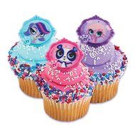 Littlest Pet Shop Officially Licensed 24 Cupcake Topper Rings