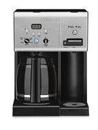 Cuisinart CHW-12 Coffee Plus 12-Cup Programmable Coffeemaker with Hot Water System, Black/Stainless N5