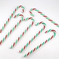 6pcs/lot 15cm Acrylic Crutch Diy Christmas Decoration (green) N4