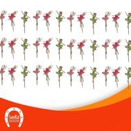 EverKid Cupcake Toppers, 36 count Ballerina Set - Best Decoration for Ballet or Birthday Cake, Jumbo or Mini Cupcakes... N4