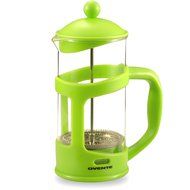 Ovente FPT12B 12oz French Press Coffee Maker, Great for Brewing Coffee and Tea, 3 cup, Black N5