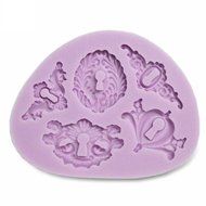 Anyana Vintage Decorative Pattern Silicone Fondant Mold Cake Decorating Pastry Gum Pastry Tool Kitchen Tool Sugar... N16
