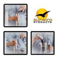 Sunbird Products Ceramic Burr Manual Coffee Grinder, Portable Coffee Mill, Stainless Steel - Aeropress Compatible... N7