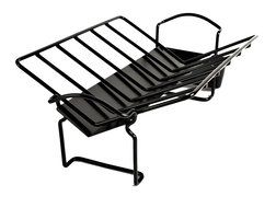 Charcoal Companion CC3093 Non-Stick Roasting Rack with Juice Reservoir N2