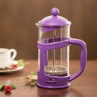 Ovente FPT12B 12oz French Press Coffee Maker, Great for Brewing Coffee and Tea, 3 cup, Black N8