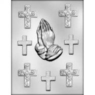 Assorted Cross- Praying Hands Mold