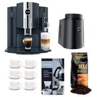 Jura Impressa C9 One Touch Espresso Machine (Refurbished/Piano Black) + JURA Cool Control Basic Temperature Controlled... N3
