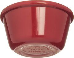 Carlisle S28558 Melamine Smooth Ramekin, 4 oz Capacity, 1.43" Height, Roma Red (Case of 48) N5