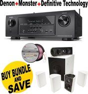 Denon AVR-S710W 7.2 Channel Full 4K Ultra HD A/V Receiver with Bluetooth and Wi-Fi + Definitive Technology - Definitive...