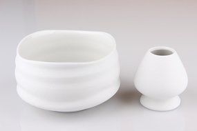 Goodwei Japanese Matcha Ceremonial Tea Bowl 15oz, 4.7 in. (no Whisk Holder, Miyuki) N9