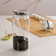 Pink Lizard 3PCS Borosilicate Transparent Glass Coffee Scoop Sugar Spoon Coffee Spoon Stirring Tools