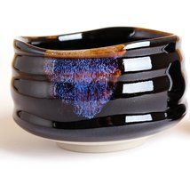 Goodwei Japanese Matcha Ceremonial Tea Bowl 15oz, 4.7 in. (no Whisk Holder, Miyuki) N11