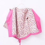 Laimeng, Kid Baby Girls Floral Print Coat Outerwear Windbreaker Baby Jackets Clothes (XL, Hot Pink) N7
