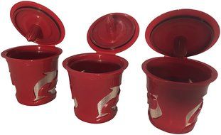 Simplproducts 3 Reusable K-cups (And Free Book on Coffee)&ndash; Clean Easy, Bpa-free Quality Coffe Cups Designed to... N4