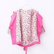 Laimeng, Kid Baby Girls Floral Print Coat Outerwear Windbreaker Baby Jackets Clothes (XL, Hot Pink) N8