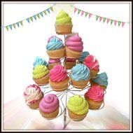 Cupcake Decorating Tip Set by Love2bake - Classic Extra Large Stainless Steel Decorating Tips - Closed Star -... N6