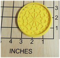 Dart Board Fondant Cookie Cutter and Stamp #1303 N2