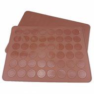 Silicone Macaron macaroon Baking Sheet Mat Muffin DIY Chocolate Cookie Mould Mode - 48 Capacity (round) N3