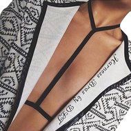 Bra Top ，Beautyvan ComfortableLadies Alluring Bra Elastic Cage Bra Bustier (L, Black) N3