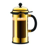Bodum Chambord 8-Cup French Press Coffee Maker, Silver N11