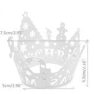 Zerowin 24pcs Christmas Lace Laser Cut Cupcake Wrapper Liner Baking Cup Muffin Case Trays Wedding Birthday Party... N6