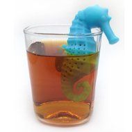 OPPOHERE Silicone Deep Sea Horse Tea Infuser Loose Leaf Mug Strainer Cup Steeper Filter 1PC