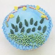 Natural Color Christmas confetti sprinkles cake decorations cupcake toppers N12