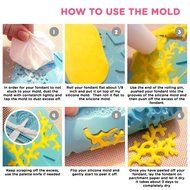 My Cake Tool Set of 3 Silicone Molds for Cake Decorating N3