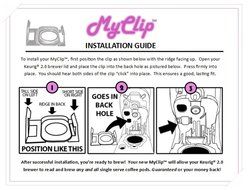 MyClip Freedom Clip Sensor, for Keurig 2.0 Brewers, Brew ANY K-CUP - Works with ALL 2.0 Brewers N4